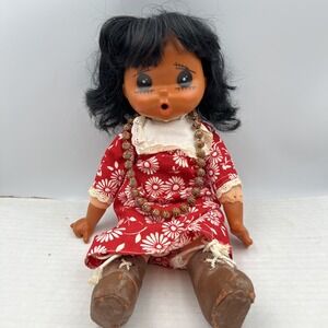 Vintage 70s Sekiguchi Doll‎ Japan Thumb Sucking 15"  anime big eye
